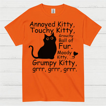 Grumpy Kitty Cat Humor T Shirt