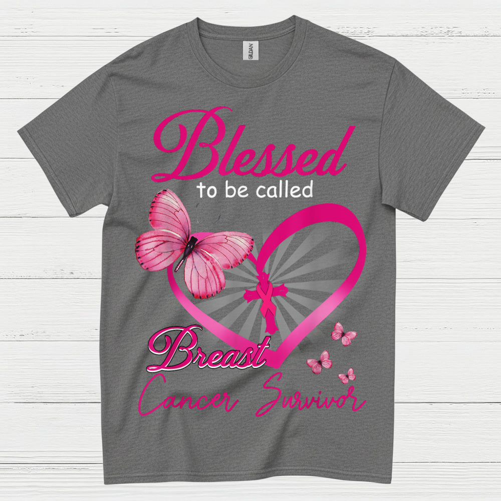 Blessed To Be Called Breast Cancer Survivor T Shirt