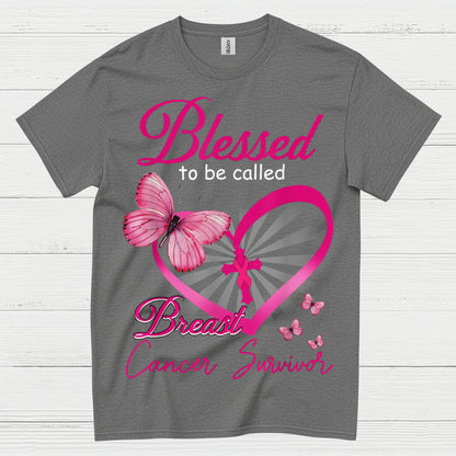 Blessed To Be Called Breast Cancer Survivor T Shirt