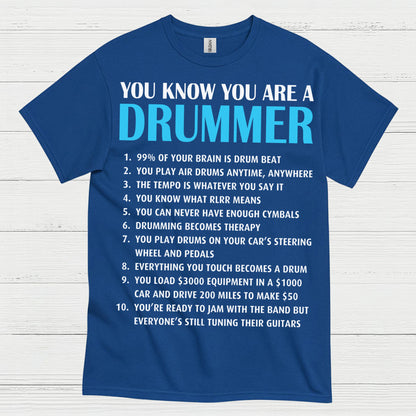 Living The Beat Drummer T Shirt