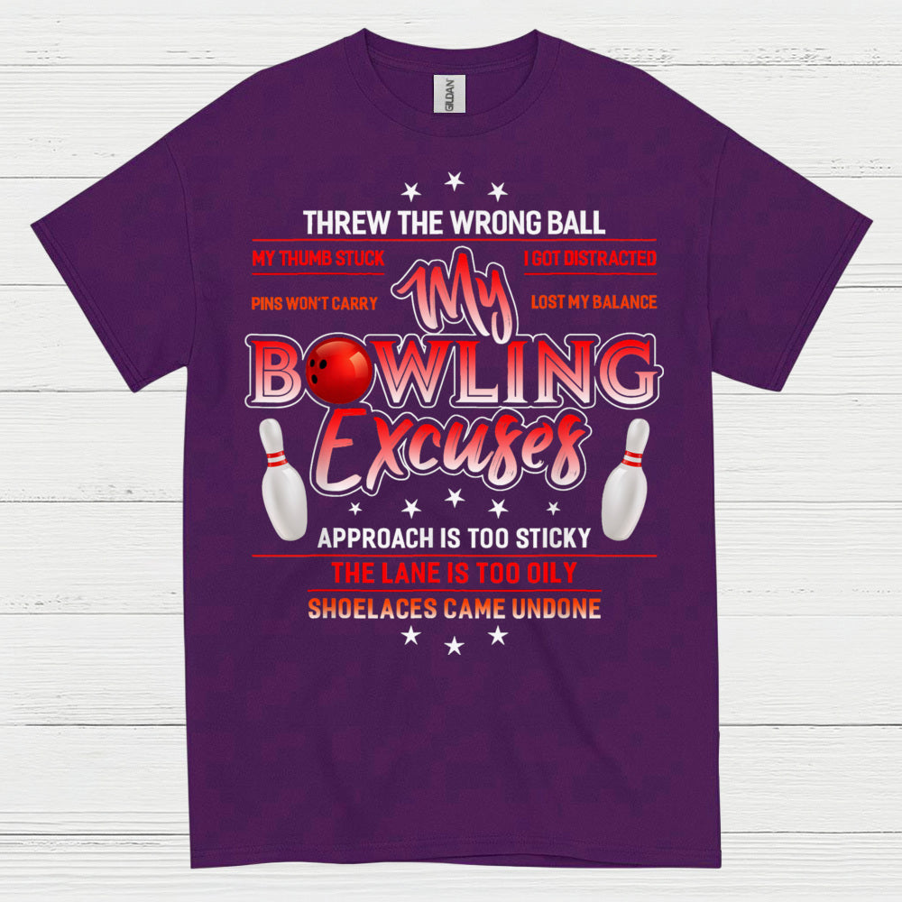 Bowling Spirit Minimal Artistic T Shirt