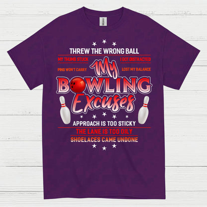 Bowling Spirit Minimal Artistic T Shirt