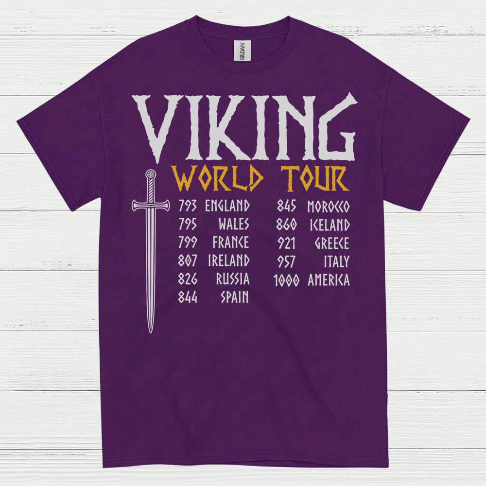 Viking World Tour History T Shirt