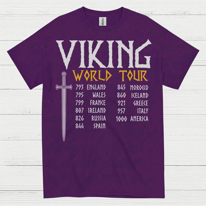 Viking World Tour History T Shirt