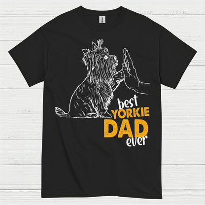 Best Yorkie Dad Ever Dog Lover T Shirt