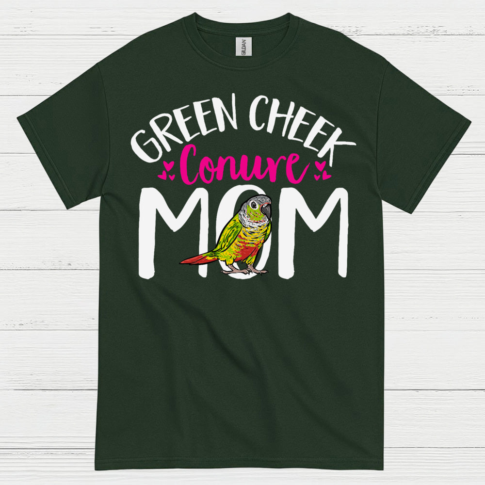 Green Cheek Conure Mom T Shirt