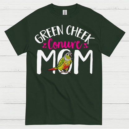 Green Cheek Conure Mom T Shirt