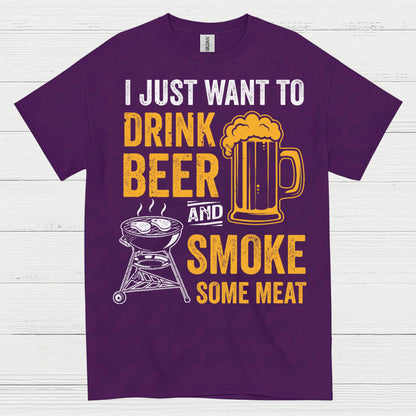 Drink Beer And Smoke Some Meat T Shirt