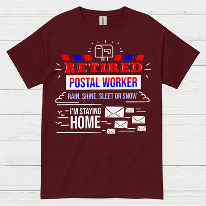 Retired Postal Worker T Shirt