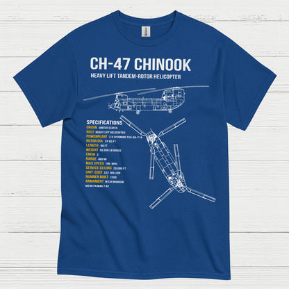 CH-47 Chinook Heavy Lift Aviation T Shirt