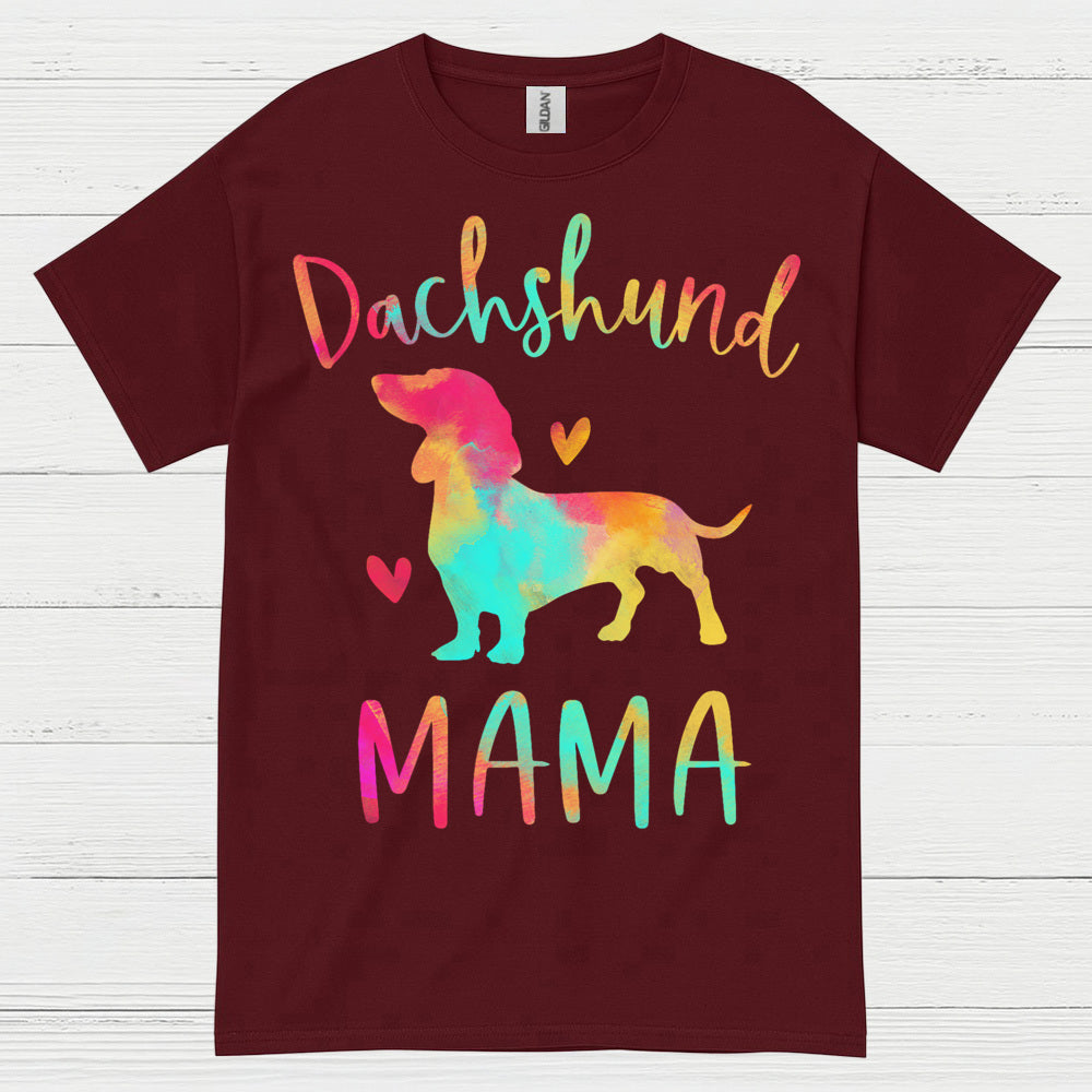 Colorful Splash Dachshund Dog T Shirt