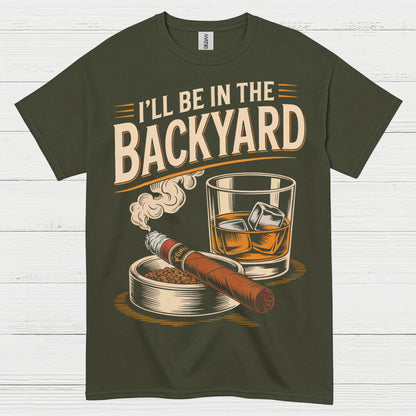 Backyard Nights Cigar And Whiskey T Shirt