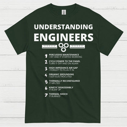 Understanding Engineers T Shirt Funny Engineering Humor Tee