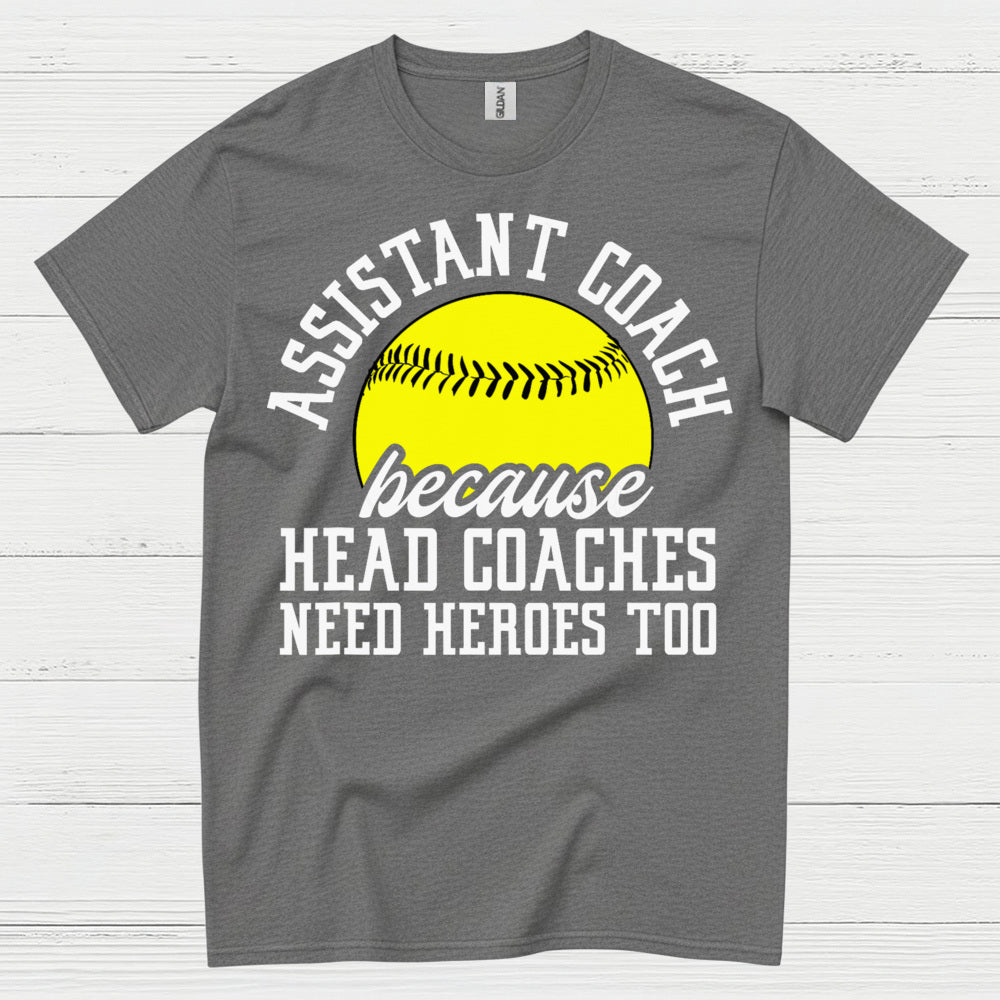 Assistant Coach Softball Hero T Shirt