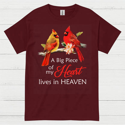 A Big Piece Of My Heart Lives In Heaven T Shirt