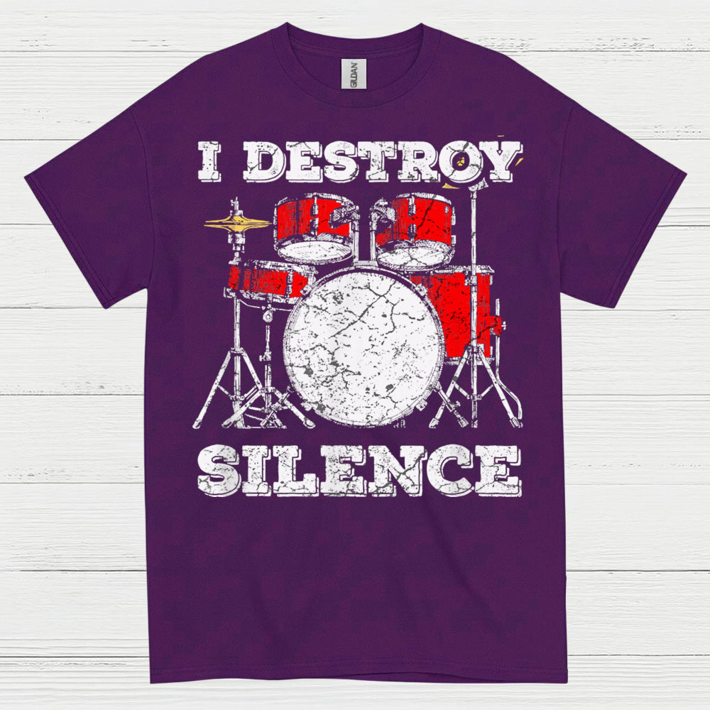 Silence Slayer Drum T Shirt