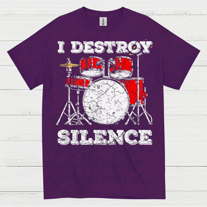 Silence Slayer Drum T Shirt