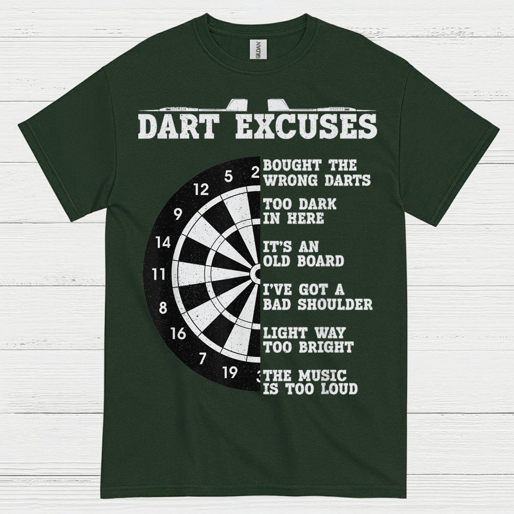 Dart Excuses Funny Darts T Shirt