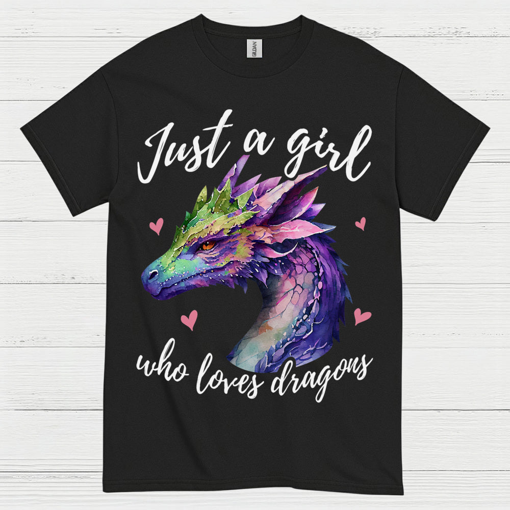 Dragon Lover Girl T Shirt