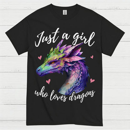 Dragon Lover Girl T Shirt