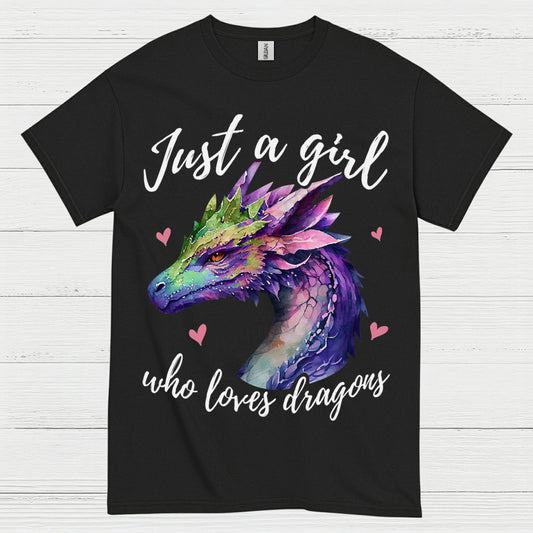 Dragon Lover Girl T Shirt