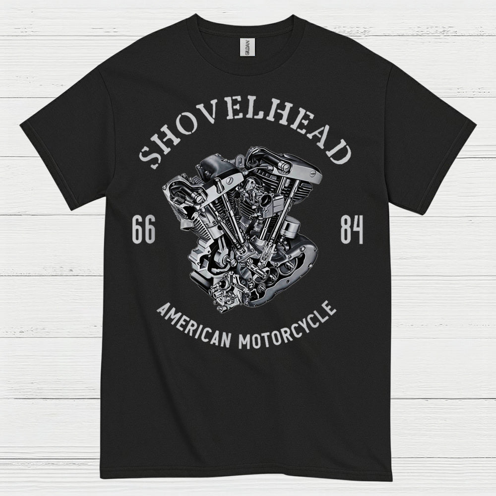 Shovelhead American Motorcycle Engine T Shirt