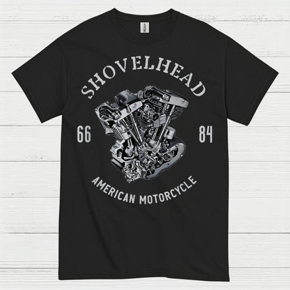 Shovelhead American Motorcycle Engine T Shirt