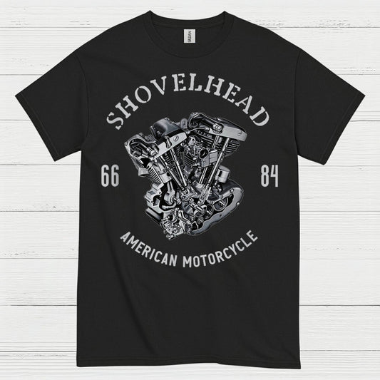 Shovelhead American Motorcycle Engine T Shirt