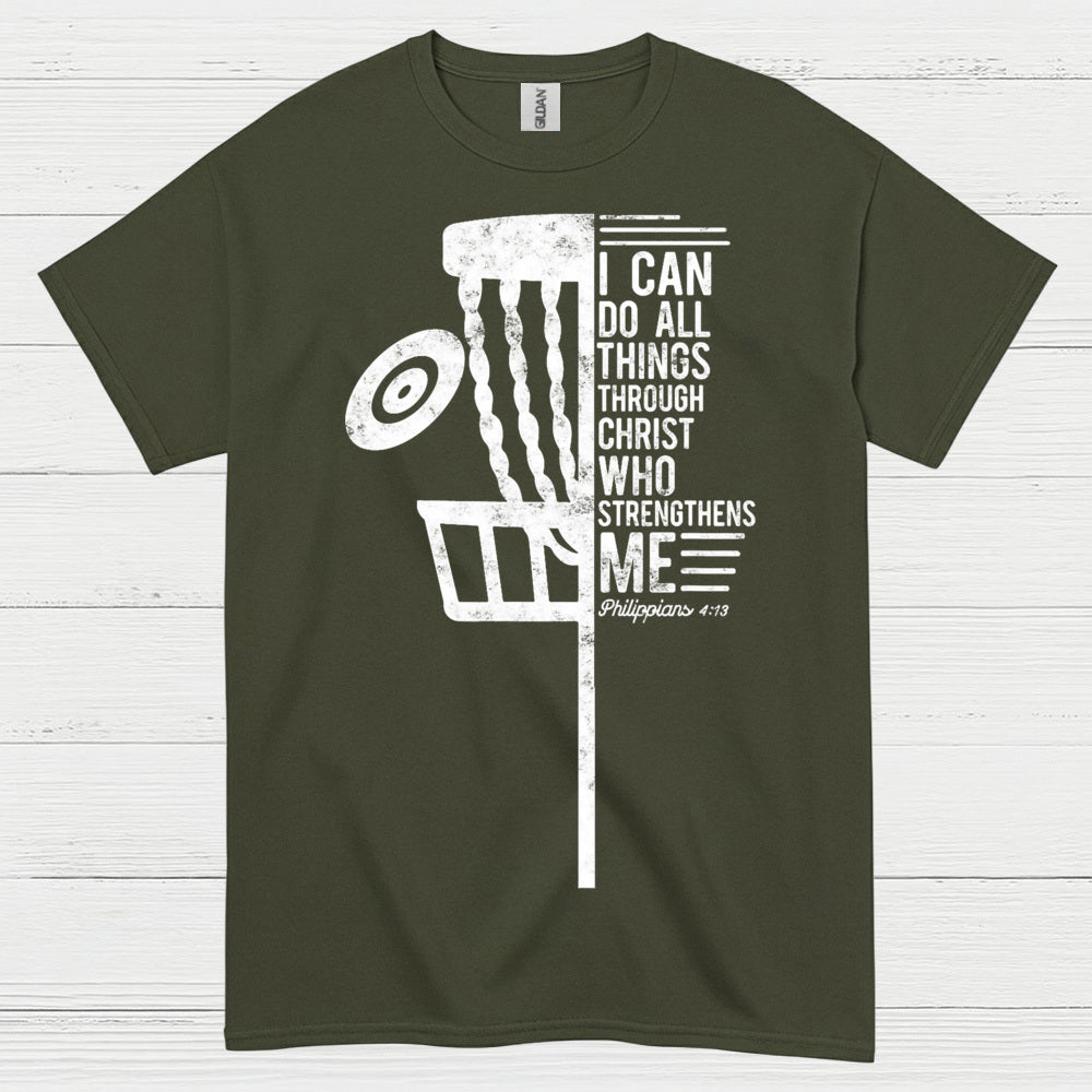 I Can Do All Things Disc Golf T Shirt