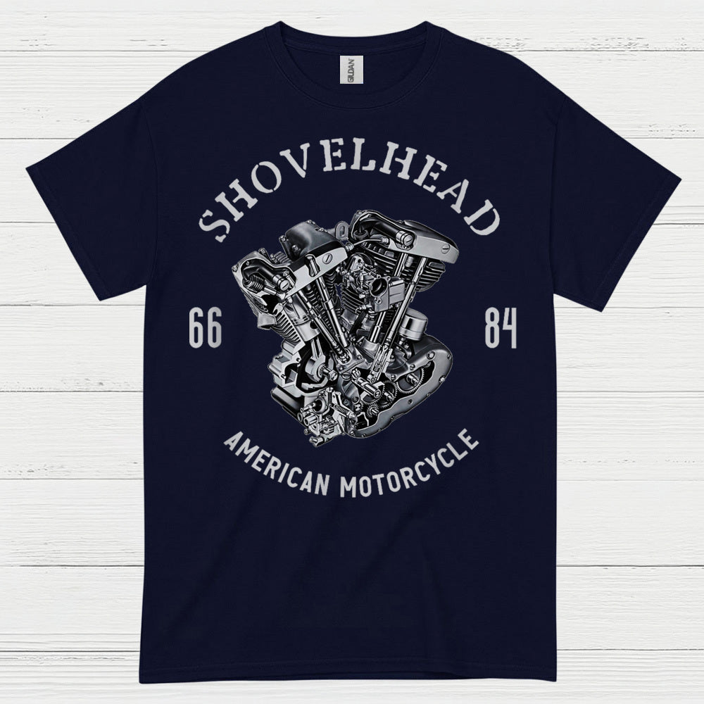 Shovelhead American Motorcycle Engine T Shirt