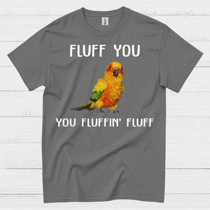 Fluff You Funny Parrot T Shirt