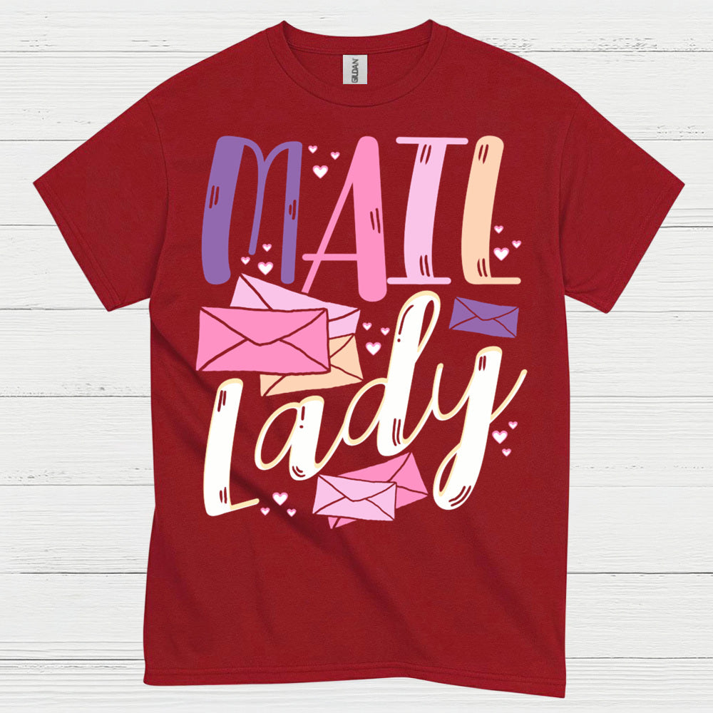 Mail Lady Cute Postal T Shirt