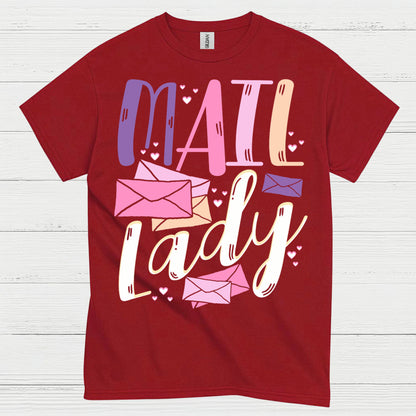 Mail Lady Cute Postal T Shirt