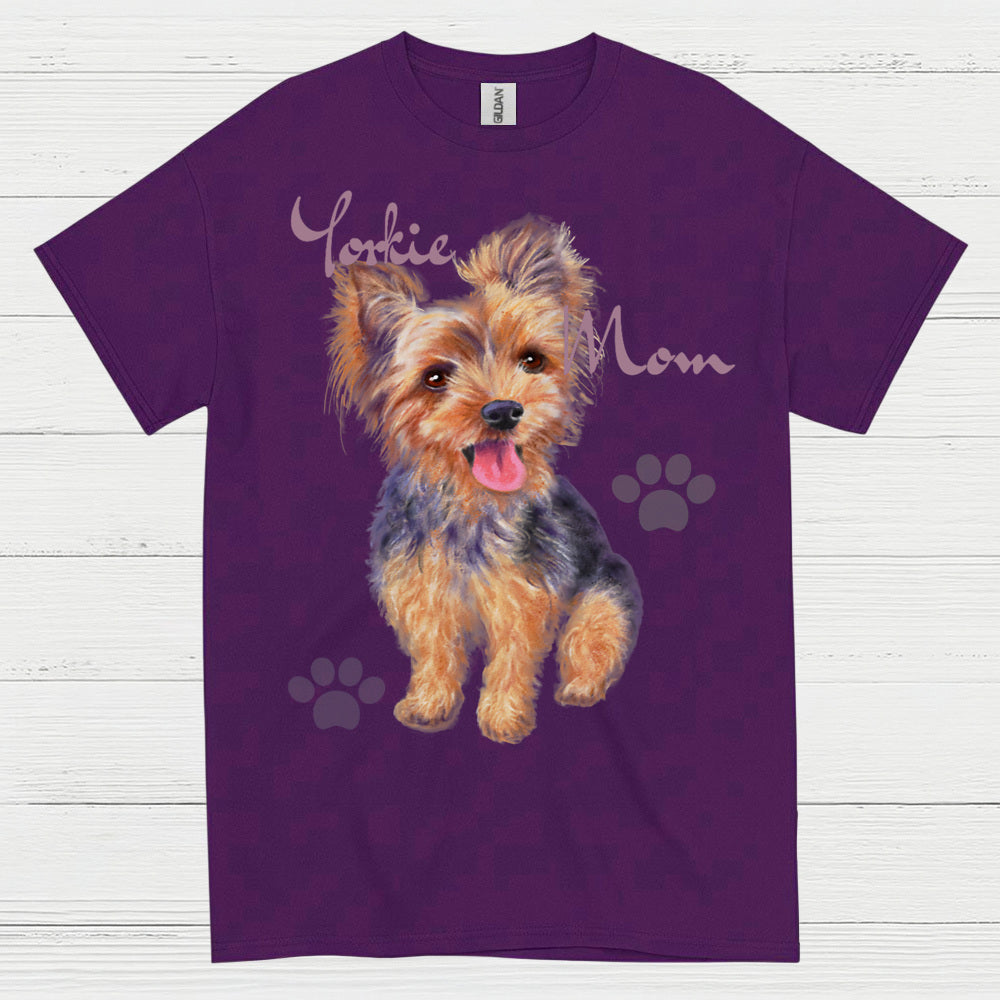 Cute Yorkie Mom Dog Lover T Shirt