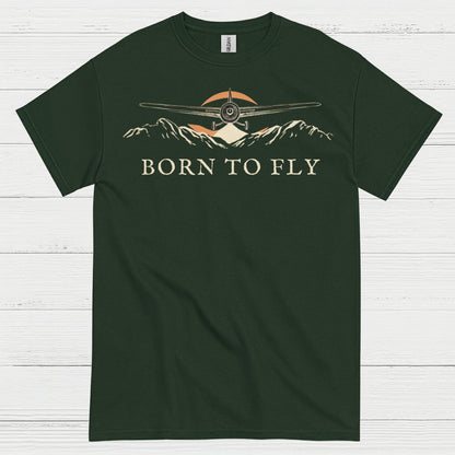 Born To Fly Airplane T Shirt