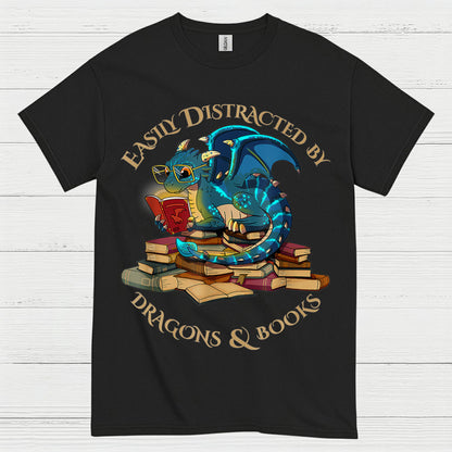 Dragons And Books T Shirt