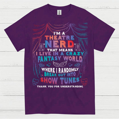 Theatre Nerd Fantasy World T Shirt