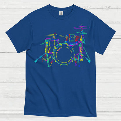 Neon Drum Set T Shirt