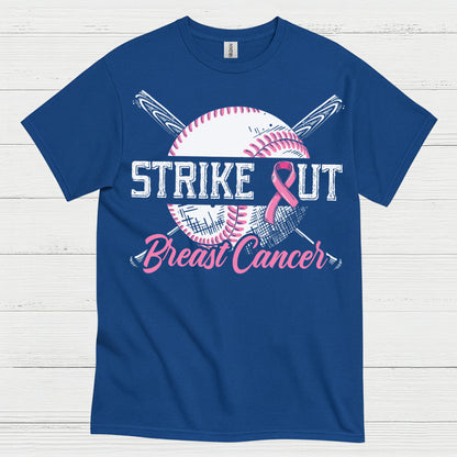Strike Out Breast Cancer Baseball T Shirt