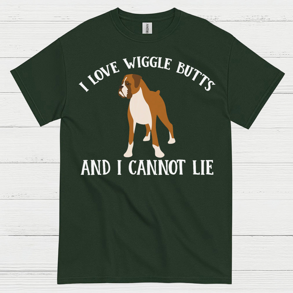Wiggle Butt Boxer Lover T Shirt