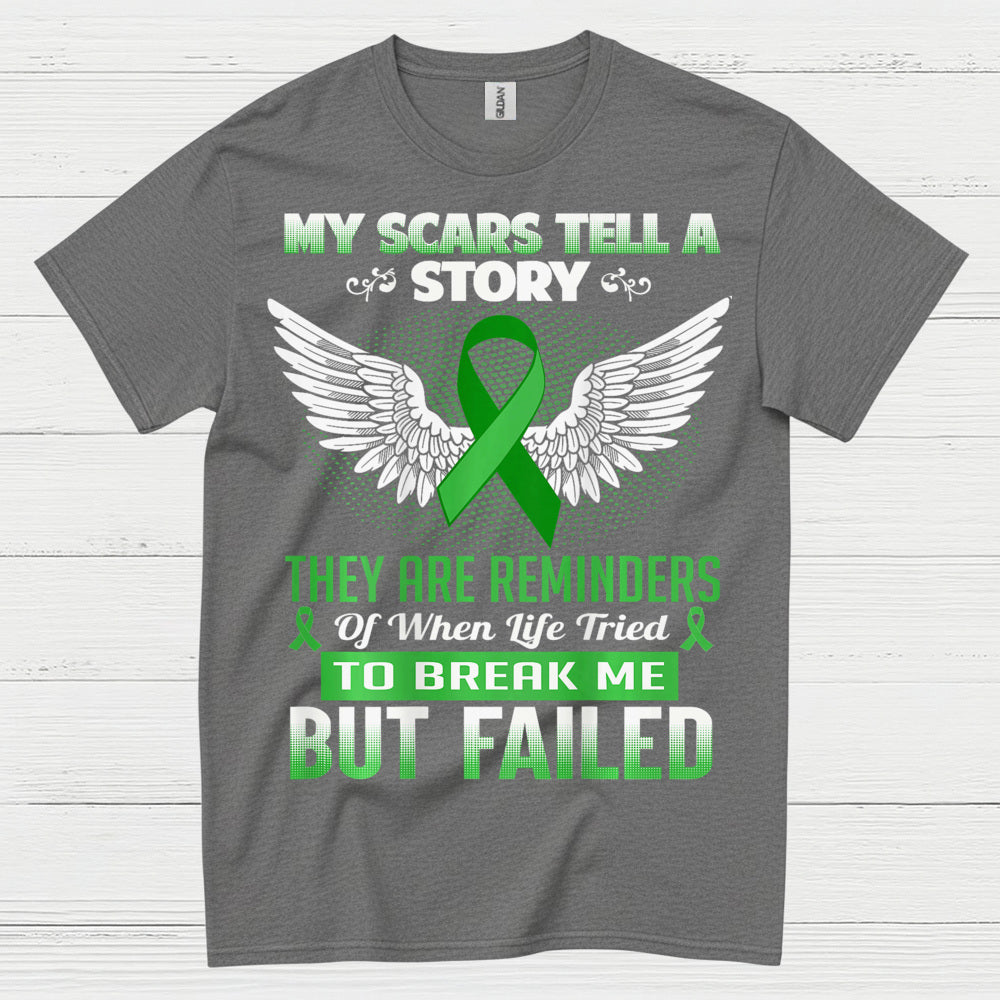 My Scars Tell A Story Strength Awareness T Shirt