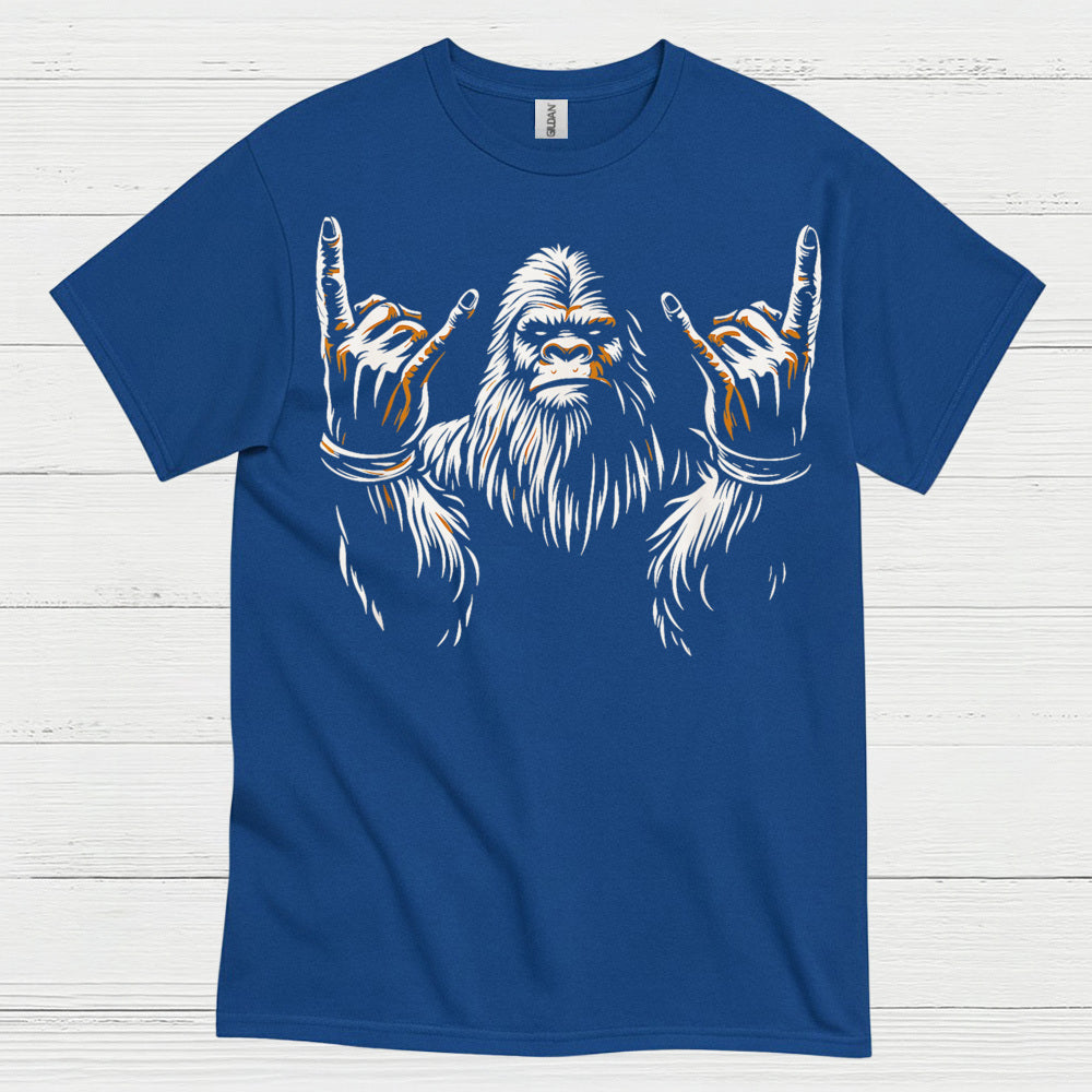 Rock On Bigfoot T Shirt