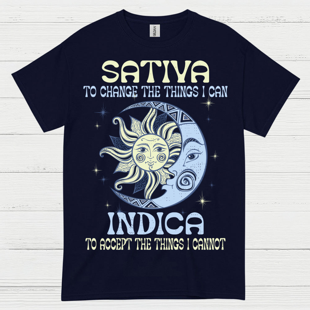 Sativa To Change The Things I Can Indica T Shirt