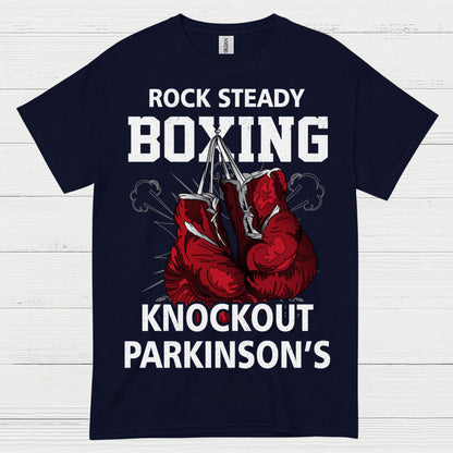 Rock Steady Boxing Knockout Parkinsons T Shirt