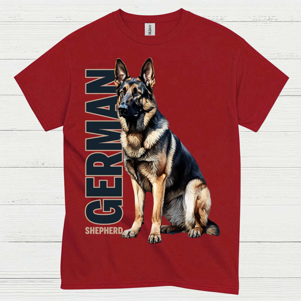 German Shepherd Classic Loyal Dog T Shirt