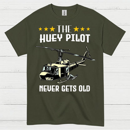 The Huey Pilot Never Gets Old T Shirt