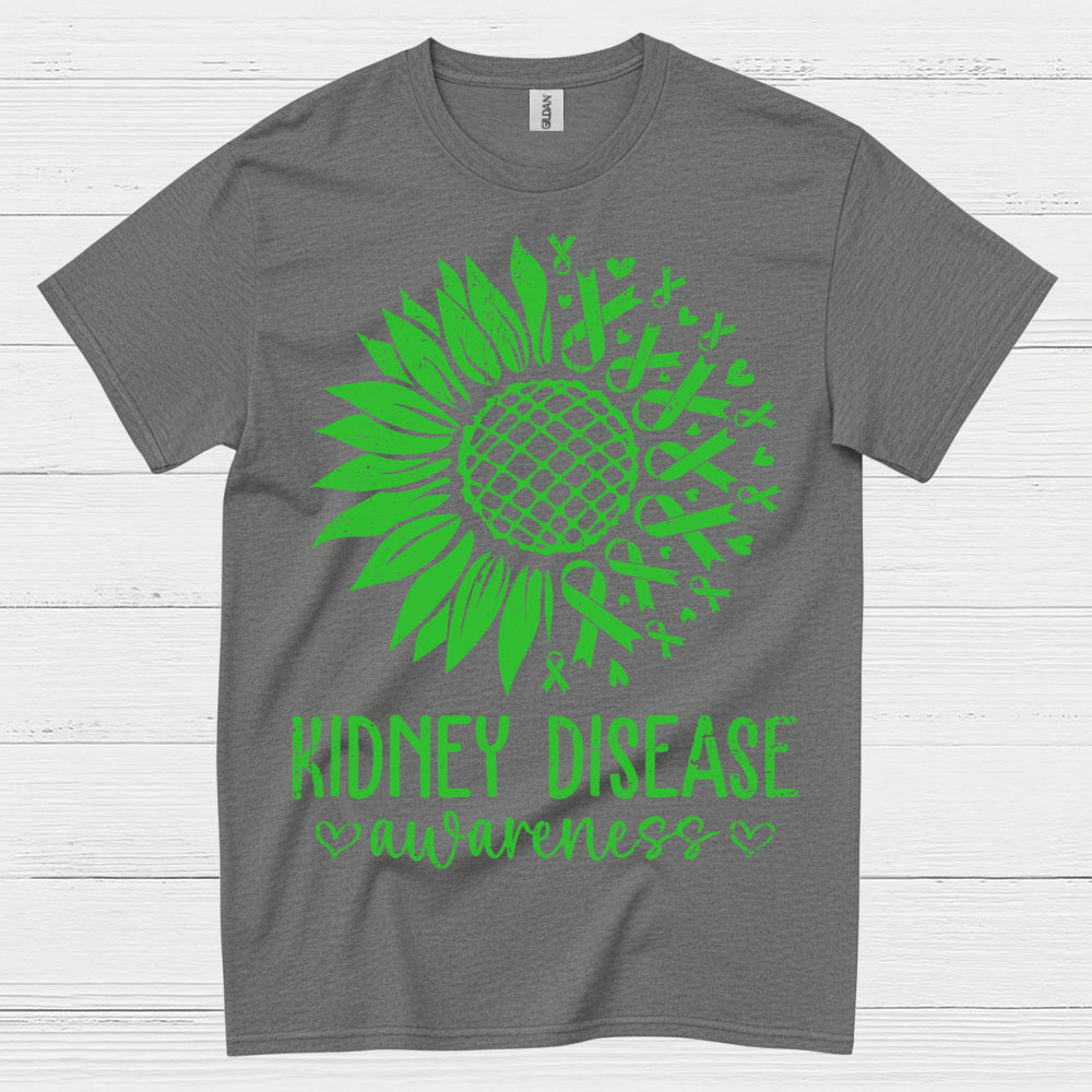 Kidney Disease Awareness Sunflower Hope T Shirt