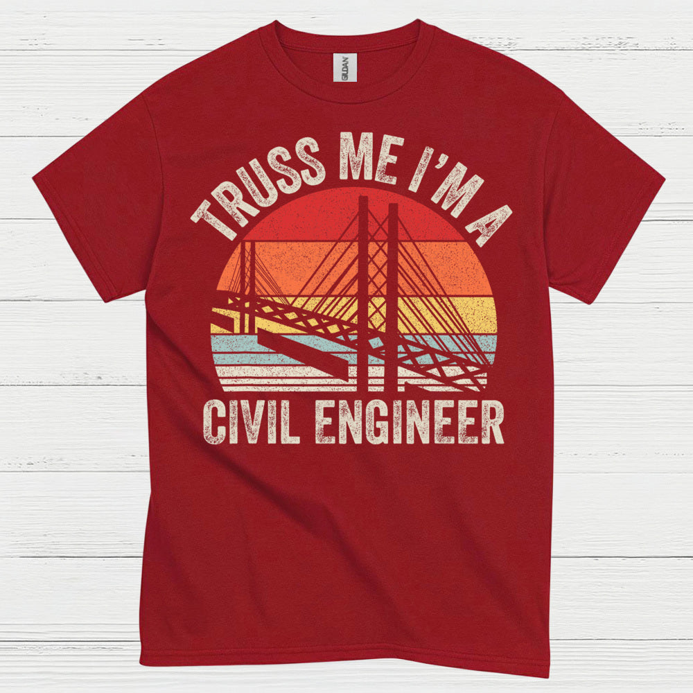Civil Engineer Bridge T Shirt