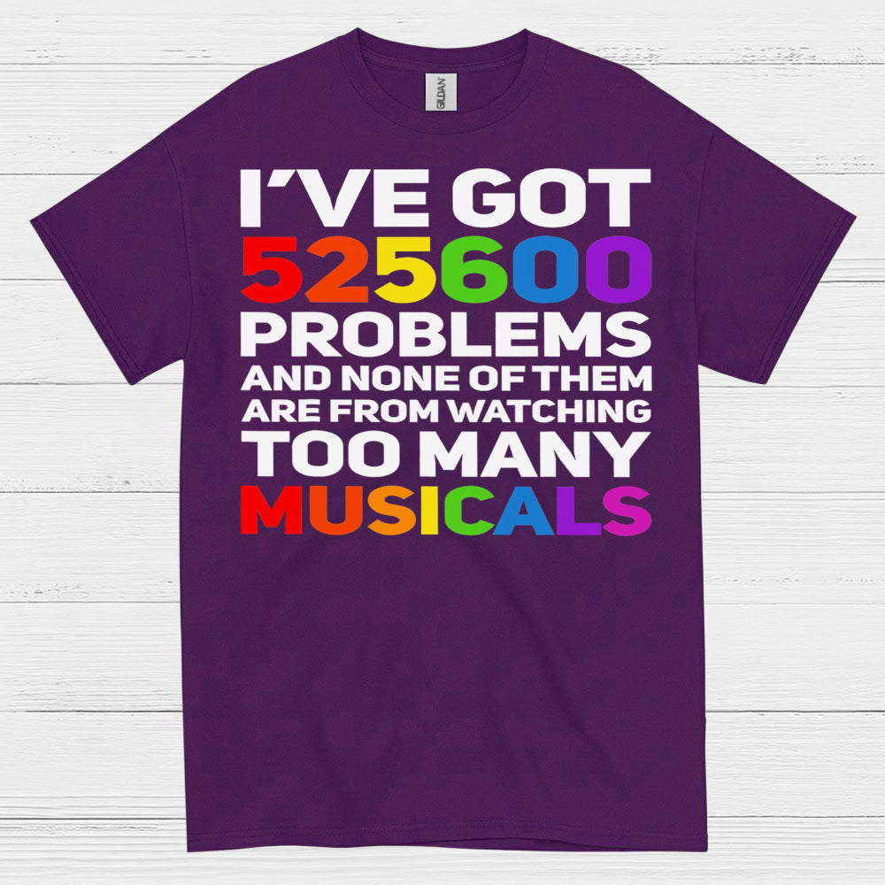 I’ve Got 525600 Problems Musical T Shirt