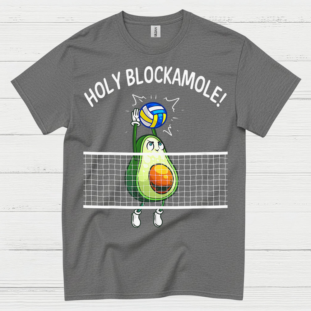 Holy Blockamole Volleyball Humor T Shirt